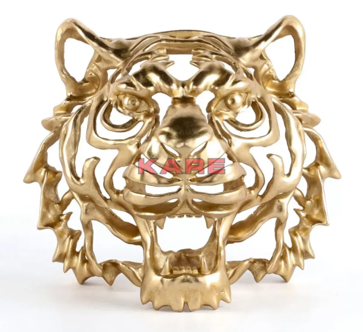 Wandschmuck Tiger Gold