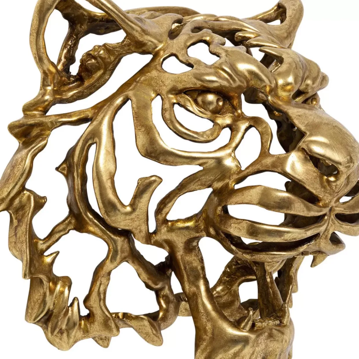 Wandschmuck Tiger Gold