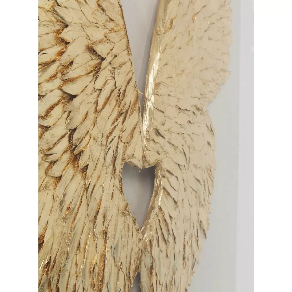 Wandschmuck Wings Gold-Weis 120X120Cm
