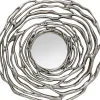 Wandspiegel Twiggy Silber O121Cm