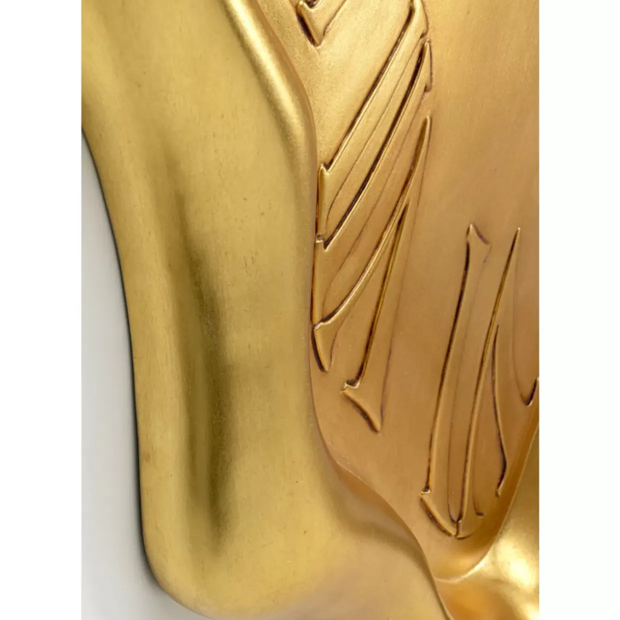 Wanduhr Big Drop Gold 92X127Cm