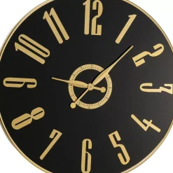 Wanduhr Casino Schwarz O76Cm