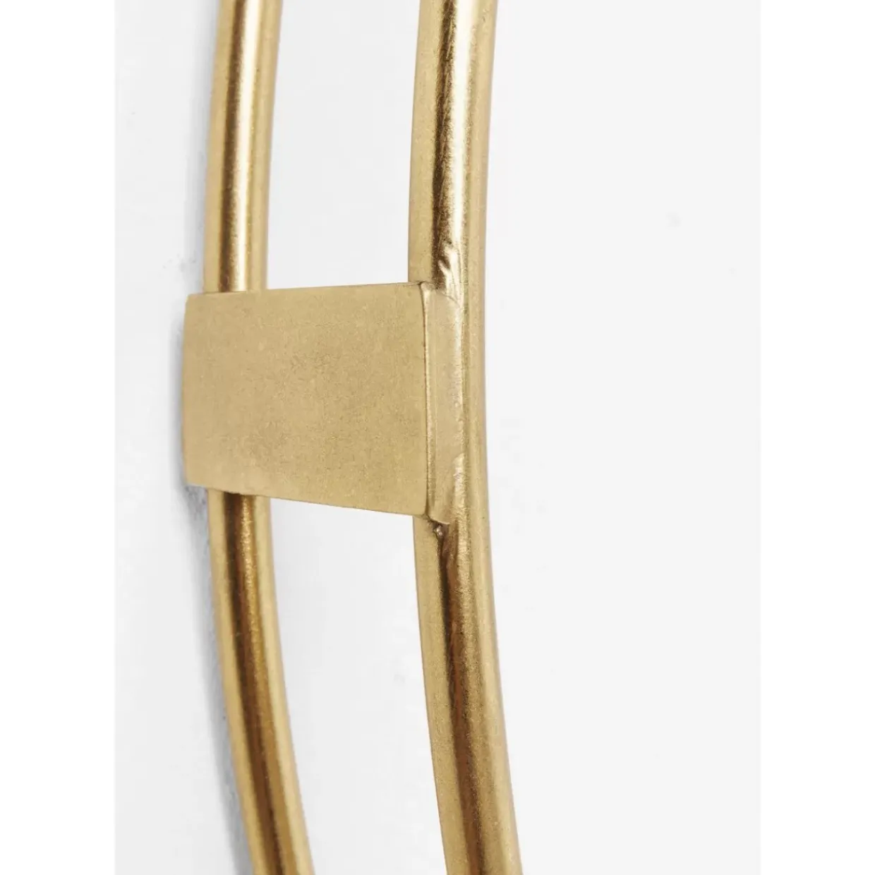 Wanduhr Clip Gold O107Cm