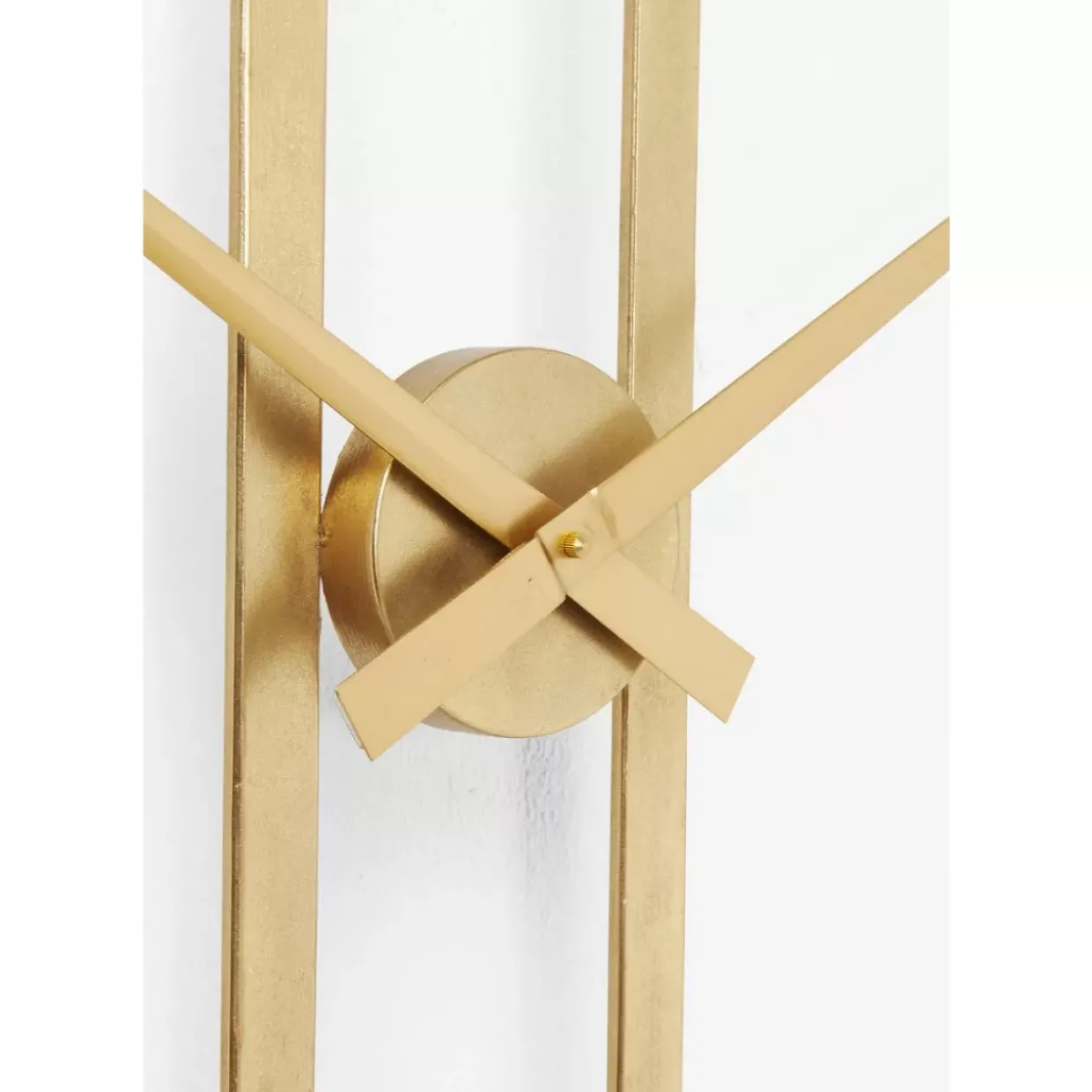 Wanduhr Clip Gold O107Cm