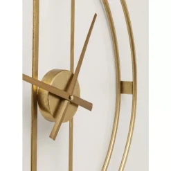 Wanduhr Clip Gold O60Cm
