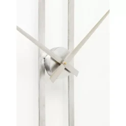 Wanduhr Clip Silber O60Cm