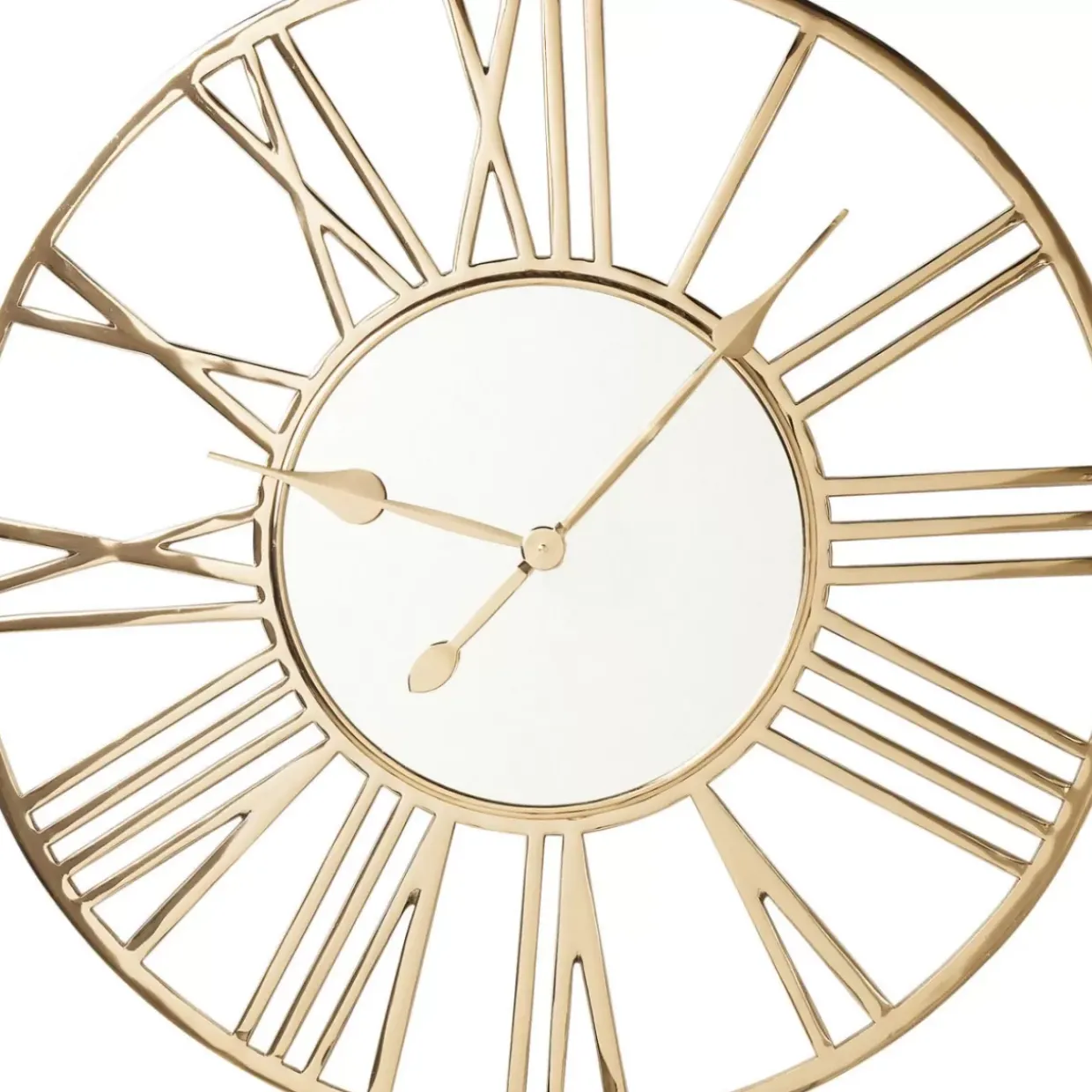 Wanduhr Giant Gold O80Cm