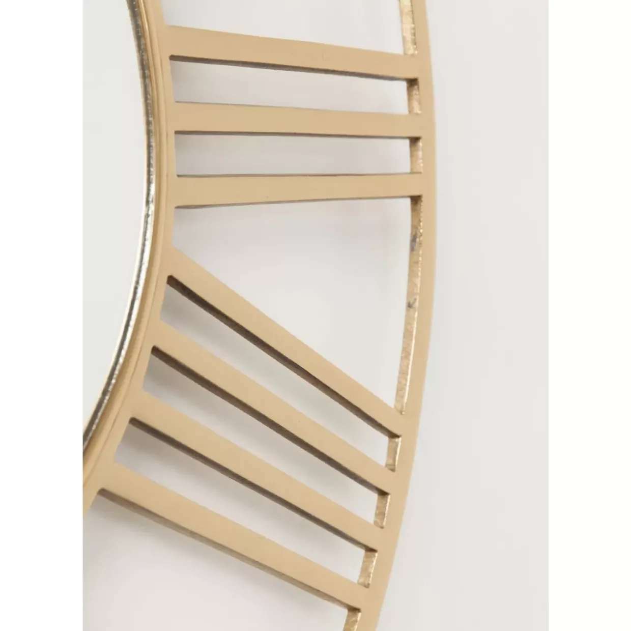 Wanduhr Giant Gold O80Cm