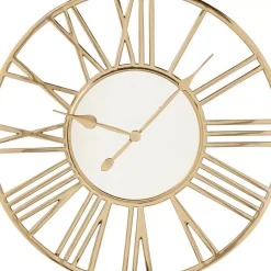 Wanduhr Giant Gold O80Cm