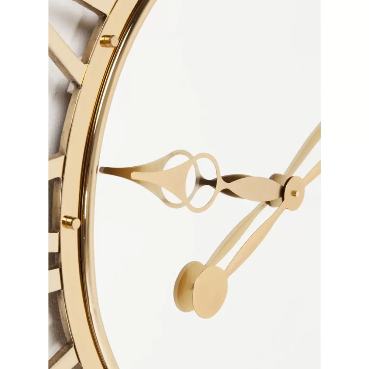 Wanduhr Giant Gold O120Cm