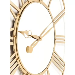 Wanduhr Giant Gold O120Cm