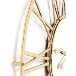 Wanduhr Giant Gold O120Cm