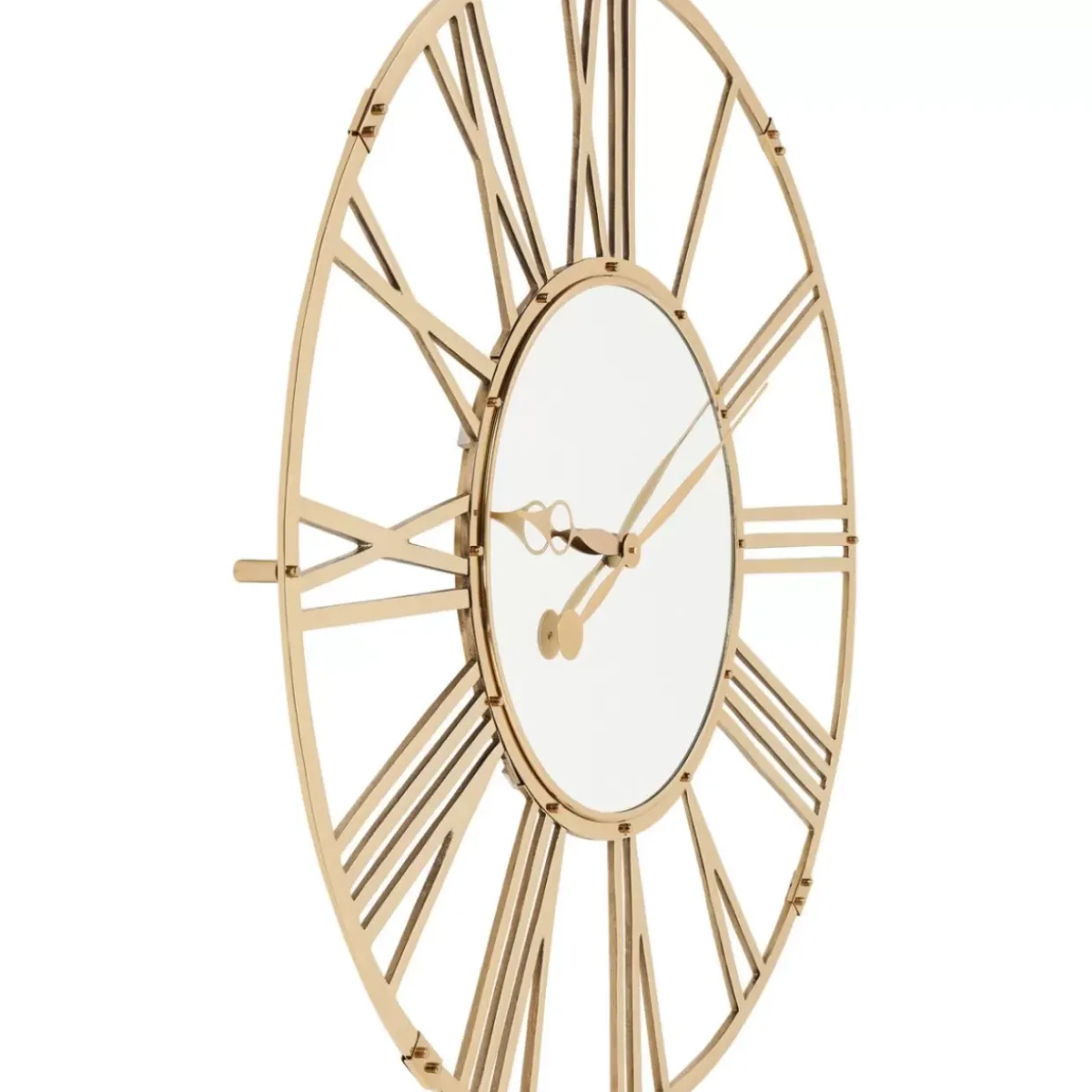 Wanduhr Giant Gold O120Cm