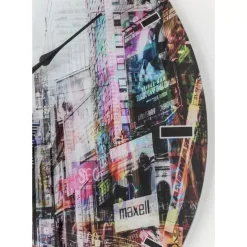 Wanduhr Glas Times Square O80Cm