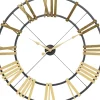 Wanduhr Nevio Brass O95Cm