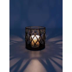 Windlicht Hayat Schwarz 15Cm